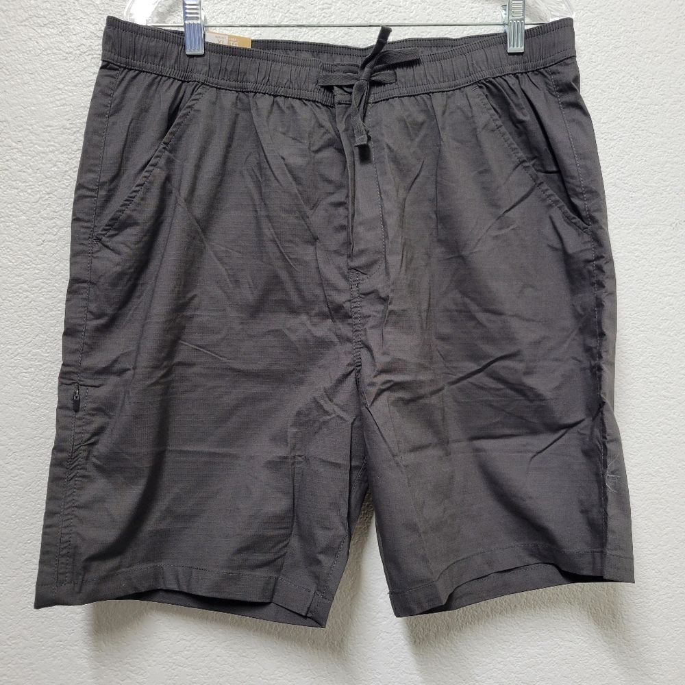 PrAna Mens Double Peak E-Waist Short in Charcoal XL NWT